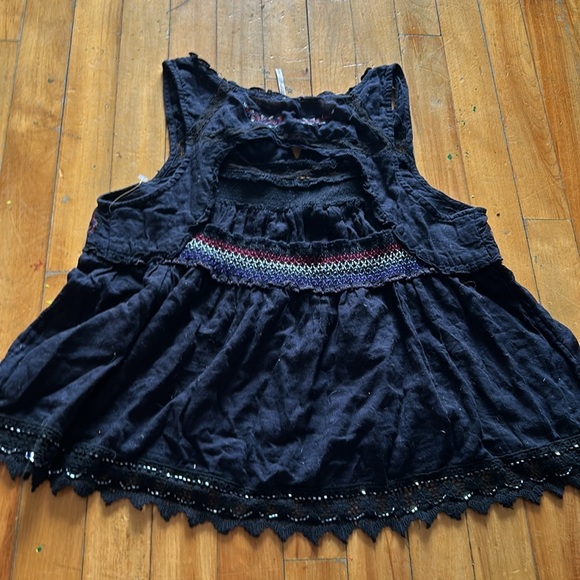 Free people Sleeveless Top with Embroidered Details - Picture 2 of 5
